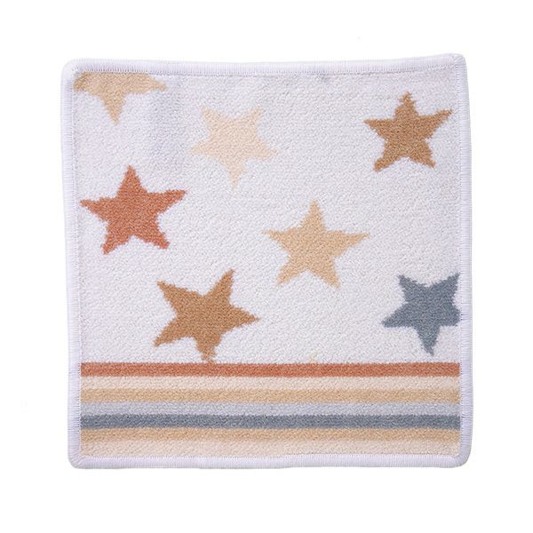 フェイラー ハンドタオル（ハンカチ） スター＆ストライプ ホワイト 25×25cm