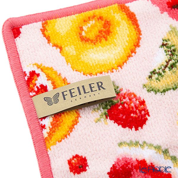 フェイラー ハンドタオル（ハンカチ） フルーツポプリ ピンク 25×25cm