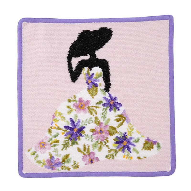 フェイラー ハンドタオル（ハンカチ） ミスフラワー ライラック 25×25cm