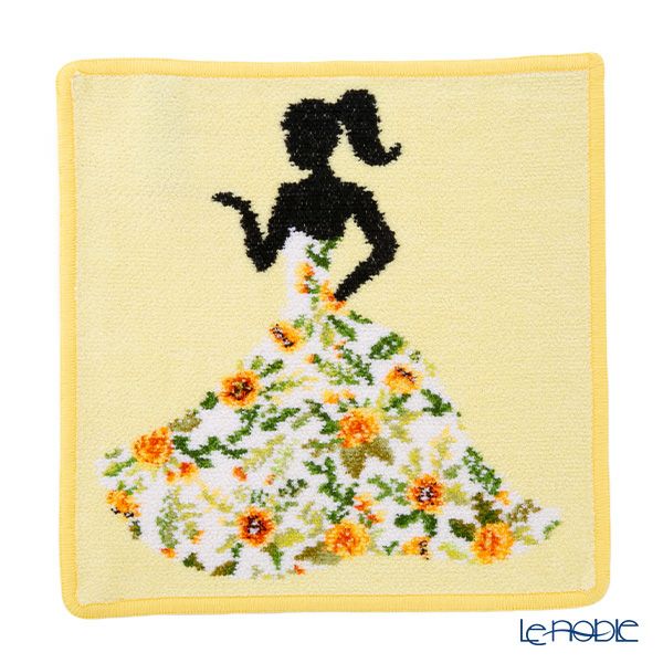 フェイラー ハンドタオル（ハンカチ） ミスフラワー イエロー 25×25cm