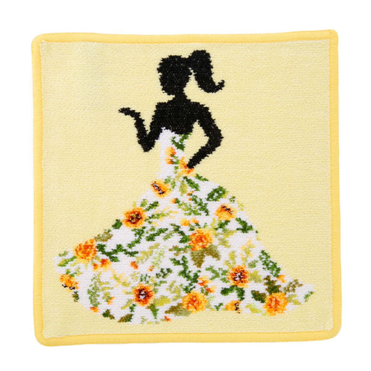 フェイラー ハンドタオル（ハンカチ） ミスフラワー イエロー 25×25cm