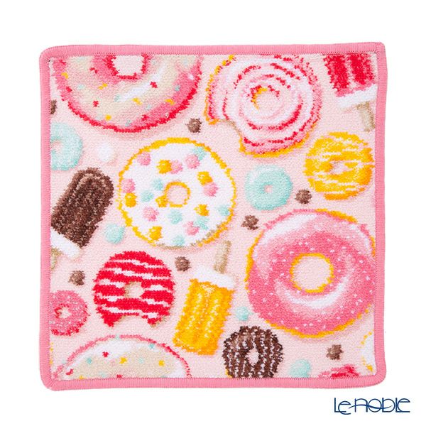 フェイラー ハンドタオル（ハンカチ） ドーナツ ラズベリー 25×25cm