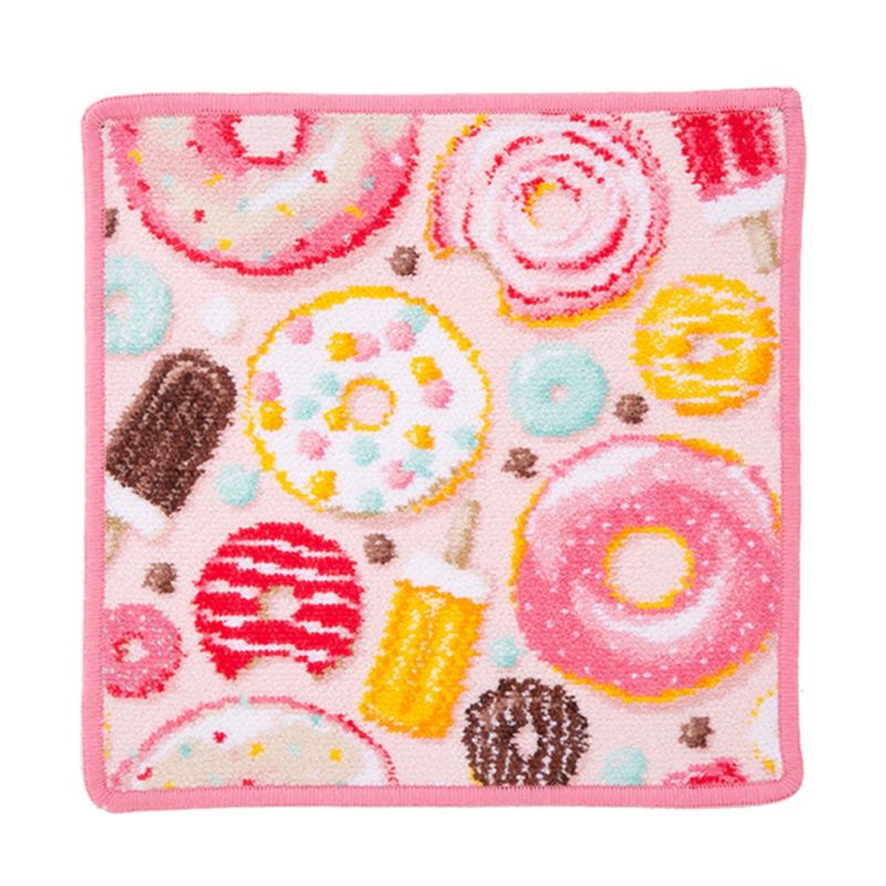フェイラー ハンドタオル（ハンカチ） ドーナツ ラズベリー 25×25cm