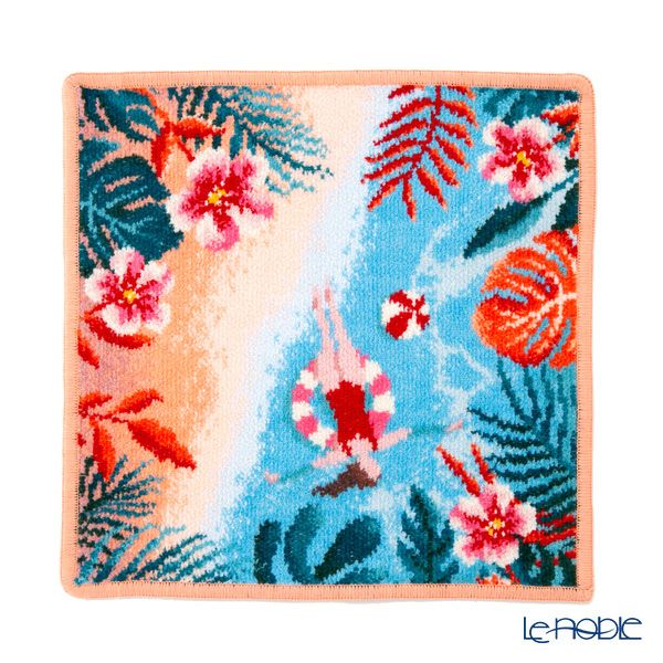 フェイラー ハンドタオル（ハンカチ） トロピカル アプリコット 25×25cm