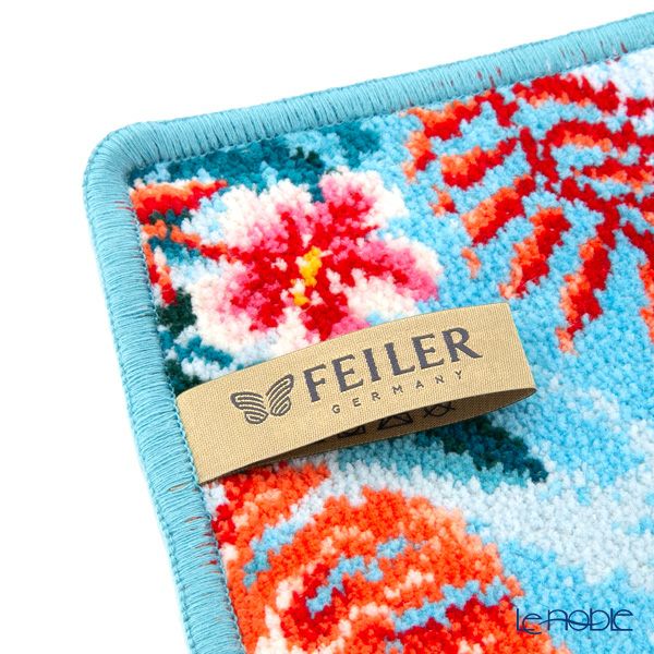 フェイラー ハンドタオル（ハンカチ） トロピカル シーグリーン 25×25cm