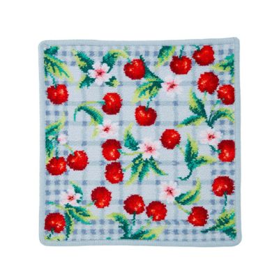 ちっち様♥専用 エリーフィル 創作 専用枠★ フェイラー ハンドタオル チェリー ピクニック シェル 25×25cm