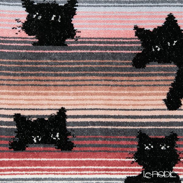 フェイラー ハンドタオル（ハンカチ） ブラックキティー グレイ 25×25cm