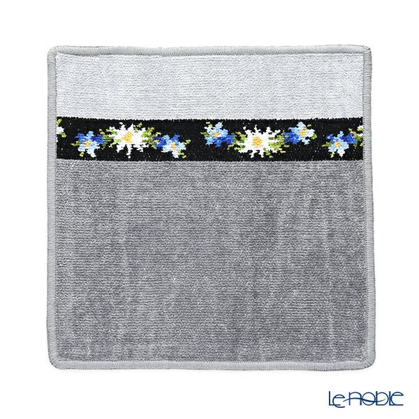 フェイラー ハンドタオル リーズル グレイ 25×25cm