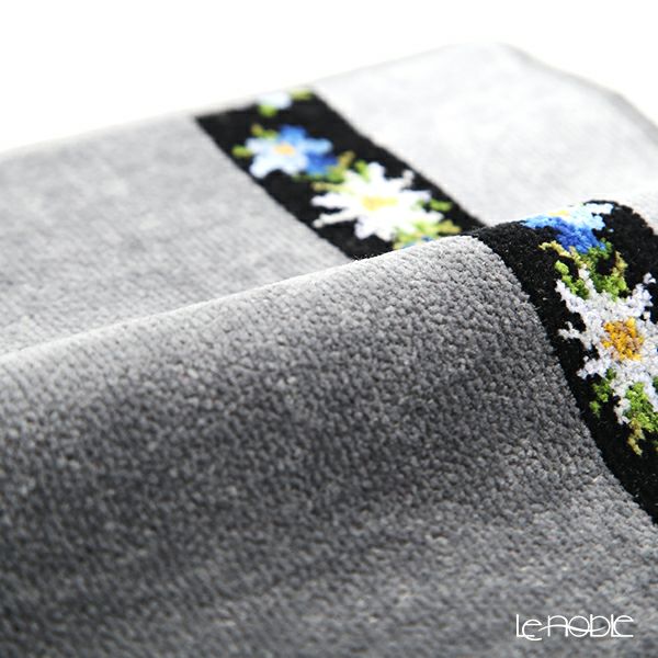 フェイラー ハンドタオル リーズル グレイ 25×25cm