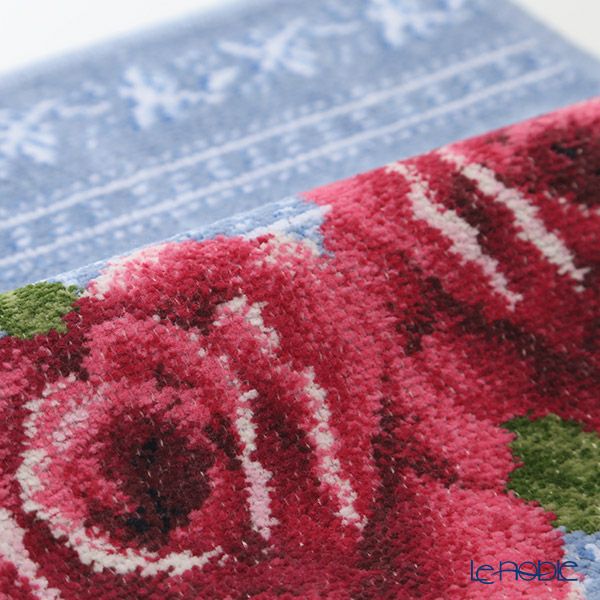 フェイラー ハンドタオル（ハンカチ） ディアンドルローズ ブルー 25×25cm