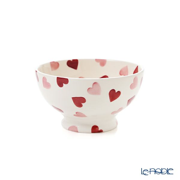 エマ・ブリッジウォーター ピンクハーツ 脚付フレンチボウル 13.5cm