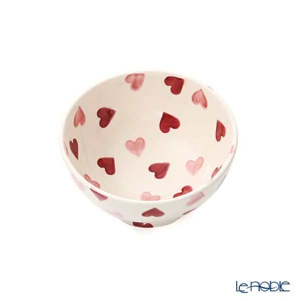 エマ・ブリッジウォーター ピンクハーツ 脚付フレンチボウル 13.5cm