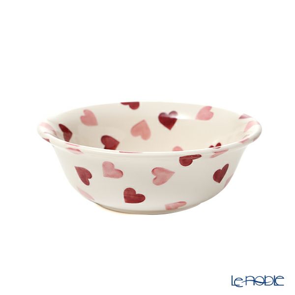 エマ・ブリッジウォーター ピンクハーツ シリアルボウル 16.5cm