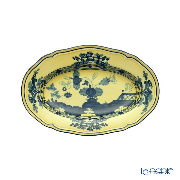 ジノリ1735／リチャード ジノリ（GINORI 1735／Richard Ginori） オリエンテイタリアーノ ピクルスオーバル チトリーノ／レモン 22cm