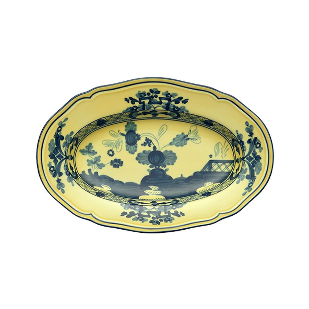 ジノリ1735／リチャード ジノリ（GINORI 1735／Richard Ginori） オリエンテイタリアーノ ピクルスオーバル チトリーノ／レモン 22cm