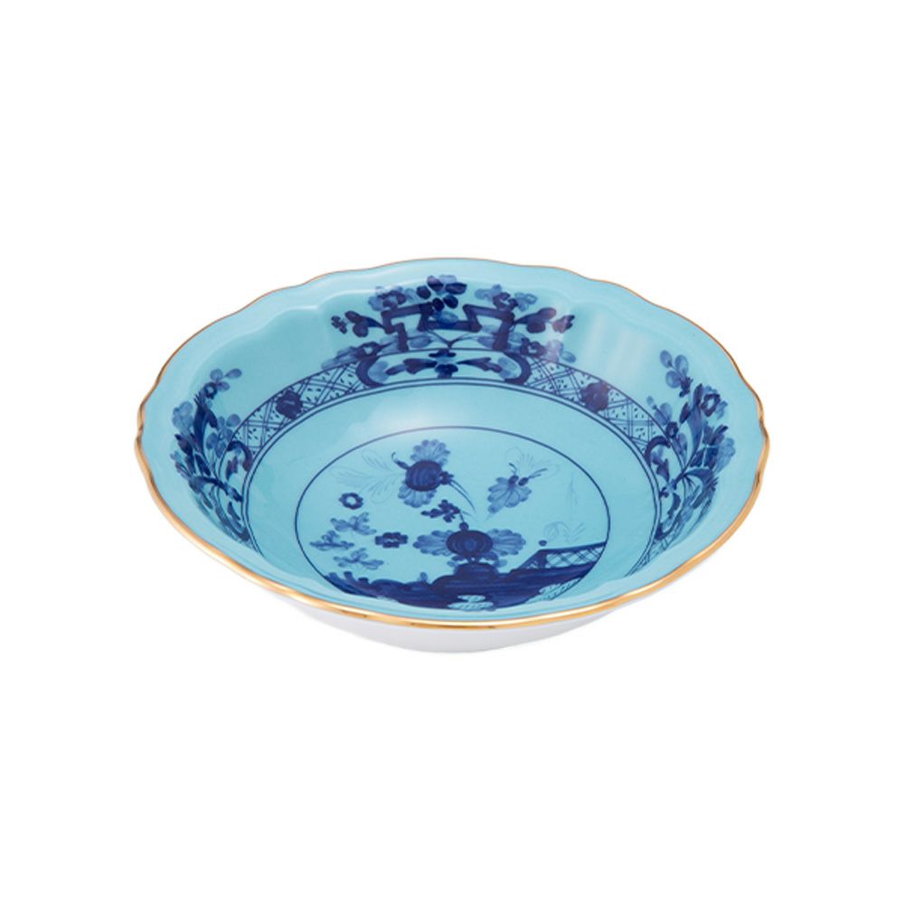 ジノリ1735／リチャード ジノリ（GINORI 1735／Richard Ginori） オリエンテイタリアーノ イリス フルーツソーサー ライトブルー 15cm