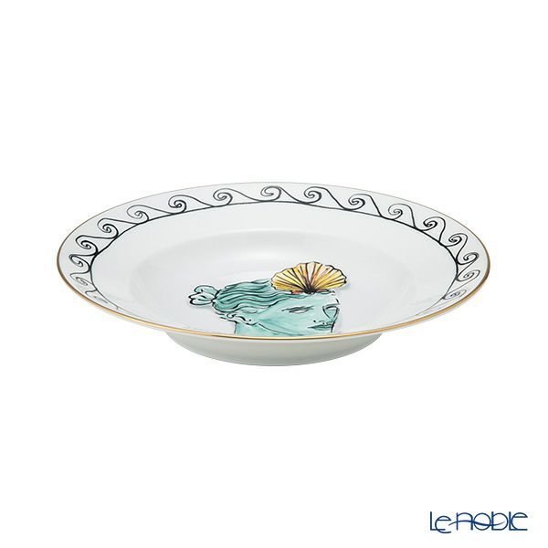 ジノリ1735／リチャード ジノリ（GINORI 1735／Richard Ginori） イル ヴィアッジョ ディ ネットゥーノ スーププレート／パスタプレート 24cm ホワイト