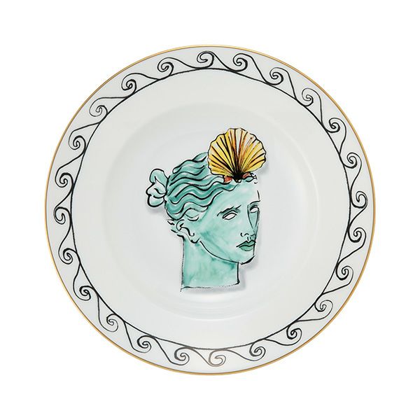 ジノリ1735／リチャード ジノリ（GINORI 1735／Richard Ginori） イル ヴィアッジョ ディ ネットゥーノ スーププレート／パスタプレート 24cm ホワイト