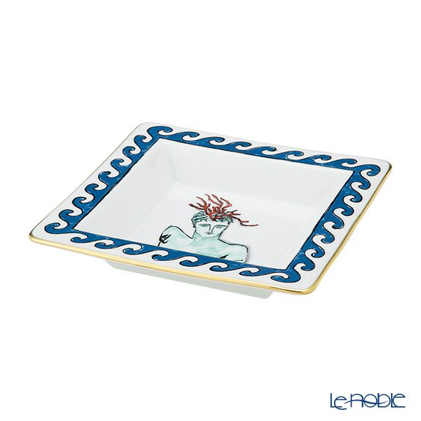 ジノリ1735／リチャード ジノリ（GINORI 1735／Richard Ginori） イル ヴィアッジョ ディ ネットゥーノ スクエアトレイ 18cm ホワイト