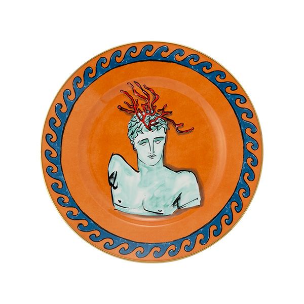 ジノリ1735／リチャード ジノリ（GINORI 1735／Richard Ginori） イル ヴィアッジョ ディ ネットゥーノ プレート 22cm オレンジ