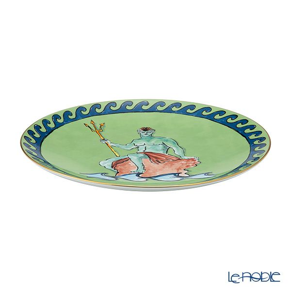 ジノリ1735／リチャード ジノリ（GINORI 1735／Richard Ginori） イル ヴィアッジョ ディ ネットゥーノ チャージャープレート 33cm モスグリーン