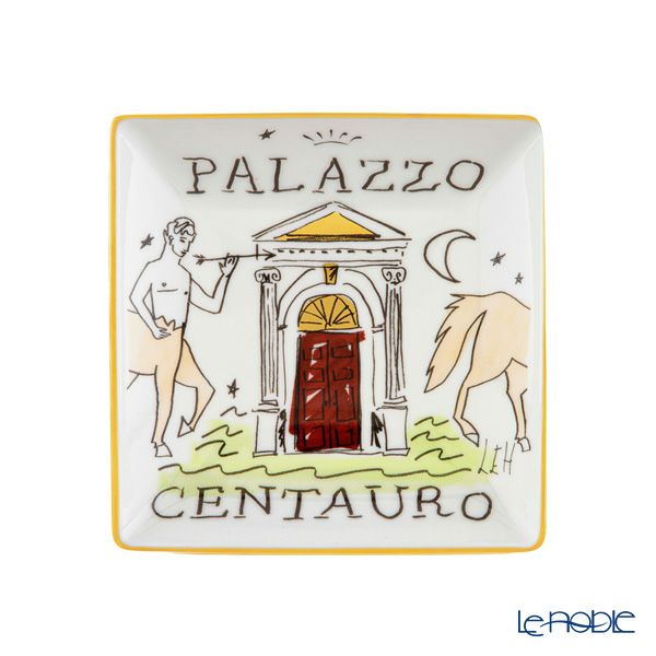 ジノリ1735／リチャード ジノリ（GINORI 1735／Richard Ginori）プロフーミ ルキーノ スクエアトレイ 13.5cm パラッツォ チェンタウロ イタリア