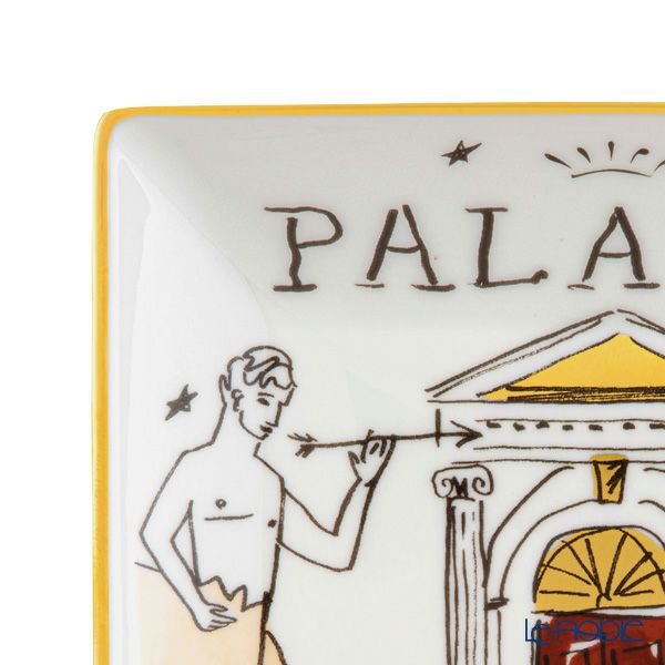 ジノリ1735／リチャード ジノリ（GINORI 1735／Richard Ginori）プロフーミ ルキーノ スクエアトレイ 13.5cm パラッツォ チェンタウロ イタリア