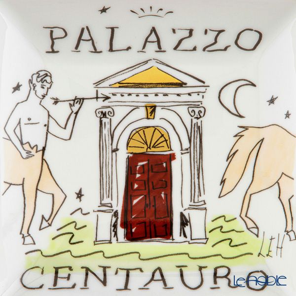 ジノリ1735／リチャード ジノリ（GINORI 1735／Richard Ginori）プロフーミ ルキーノ スクエアトレイ 13.5cm パラッツォ チェンタウロ イタリア