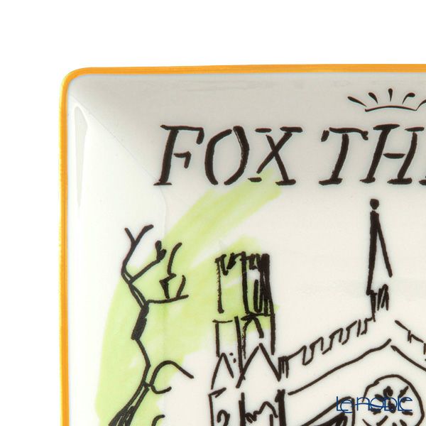 ジノリ1735／リチャード ジノリ（GINORI 1735／Richard Ginori）プロフーミ ルキーノ スクエアトレイ 13.5cm フォックスチケットフォリー イングランド