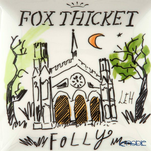 ジノリ1735／リチャード ジノリ（GINORI 1735／Richard Ginori）プロフーミ ルキーノ スクエアトレイ 13.5cm フォックスチケットフォリー イングランド