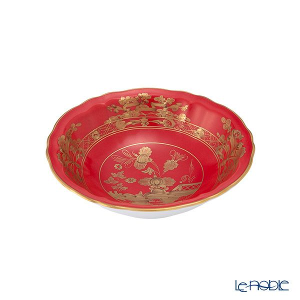 ジノリ1735／リチャード ジノリ オリエンテイタリアーノ ルブルム フルーツソーサー レッド 15cm