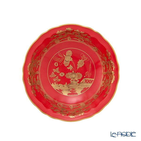 ジノリ1735／リチャード ジノリ オリエンテイタリアーノ ルブルム フルーツソーサー レッド 15cm