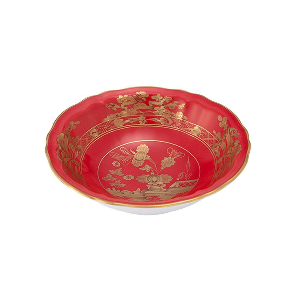 ジノリ1735／リチャード ジノリ オリエンテイタリアーノ ルブルム フルーツソーサー レッド 15cm