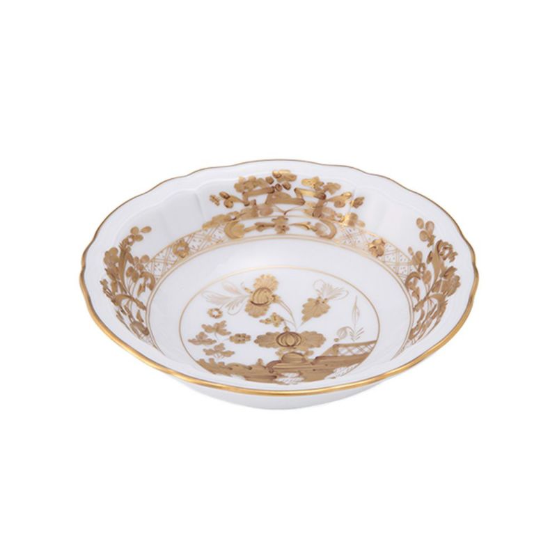 ジノリ1735／リチャード ジノリ オリエンテイタリアーノ アウルム フルーツソーサー ゴールド 15cm