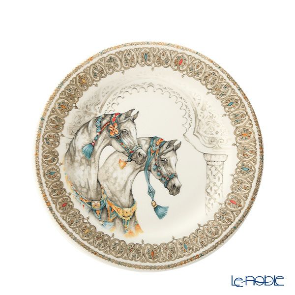 ジアン（Gien）シュヴォー・デュ・ヴァン デザートプレート22cm 1751ADE250