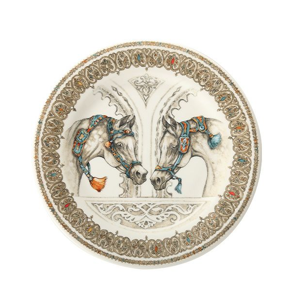 ジアン（Gien）シュヴォー・デュ・ヴァン デザートプレート22cm 1751ADE350