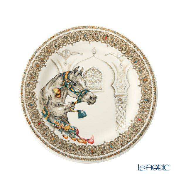 ジアン（Gien）シュヴォー・デュ・ヴァン デザートプレート22cm 1751ADE450