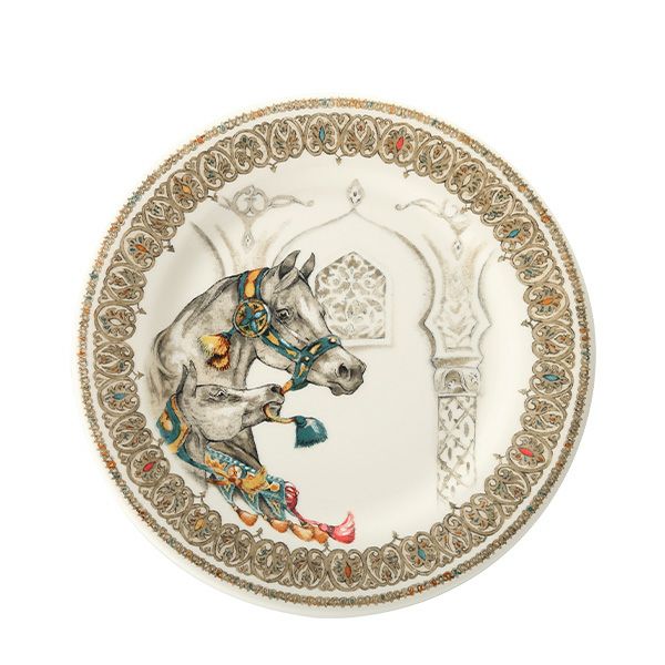 ジアン（Gien）シュヴォー・デュ・ヴァン デザートプレート22cm 1751ADE450