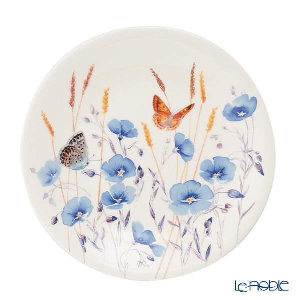 ジアン（Gien）アズール デザートプレート22cm アマ 1810ADE202