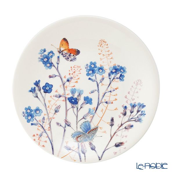 ジアン（Gien）アズール デザートプレート22cm ワスレナグサ 1810ADE302