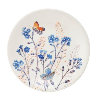 ジアン（Gien）アズール デザートプレート22cm ワスレナグサ