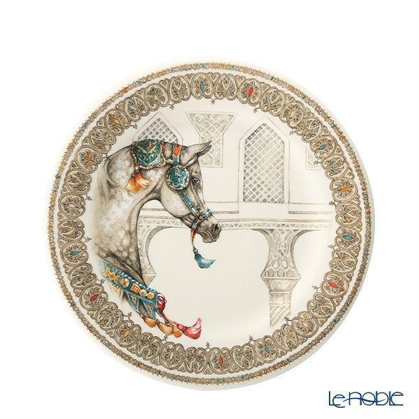 ジアン（Gien）シュヴォー・デュ・ヴァン デザートプレート22cm 1751ADE150