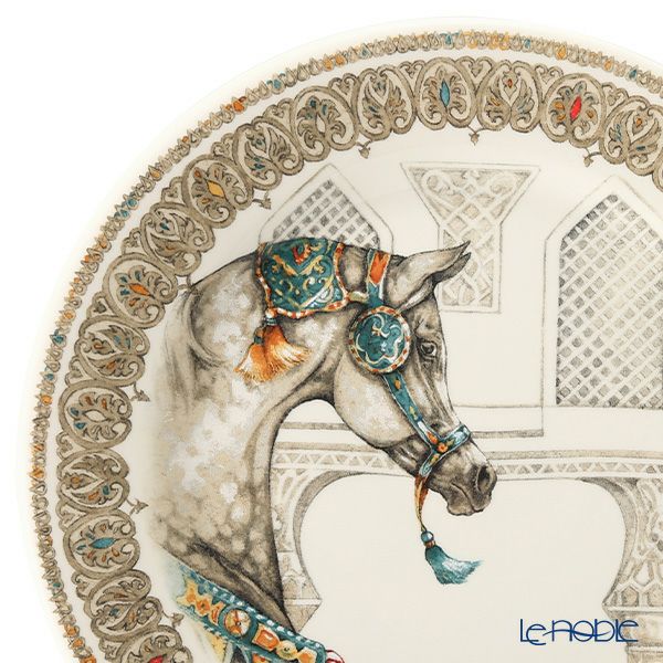 ジアン（Gien）シュヴォー・デュ・ヴァン デザートプレート22cm 1751ADE150