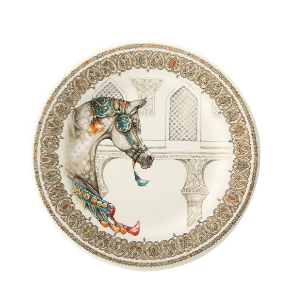 ジアン（Gien）シュヴォー・デュ・ヴァン デザートプレート22cm 1751ADE150