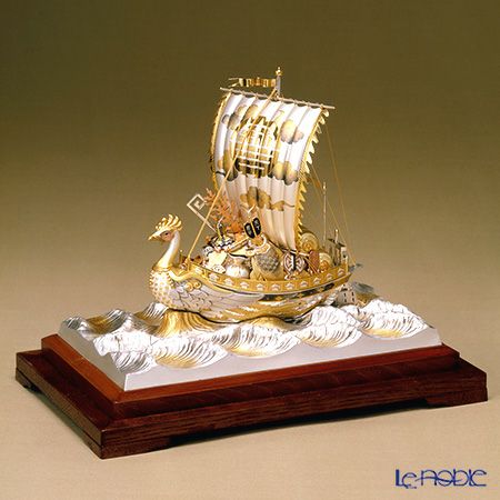 銀製置物（Silver985） 2号 宝船（鳳凰） 金銀工芸家・伝統工芸士 武比古作