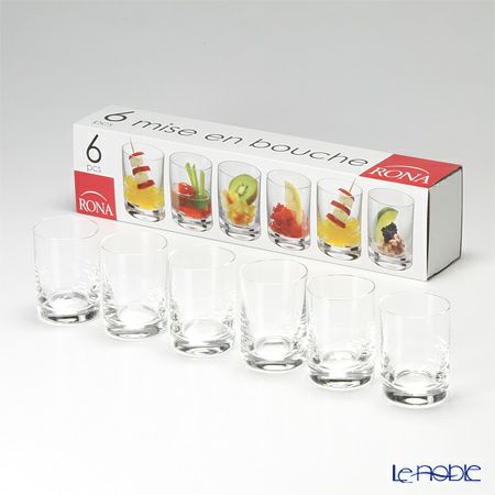ロナ Mise en bouche Taverna アミューズグラス 105ml 6本セット 1605／105