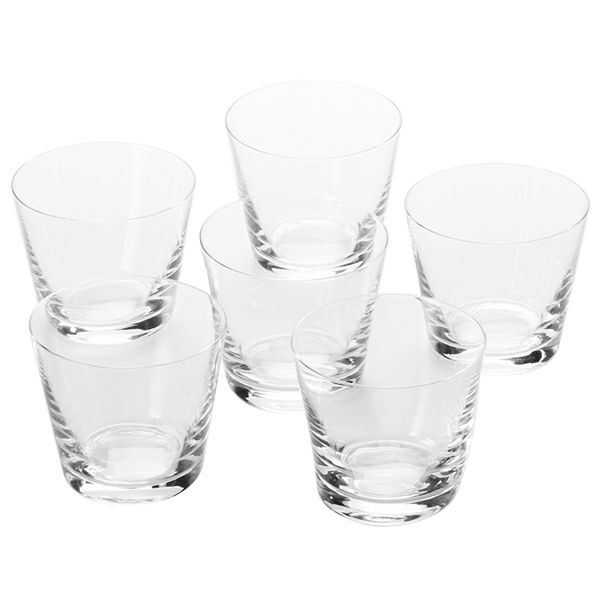 ロナ Mise en bouche Cucina ファンシェイプ 無地 アミューズグラス 130ml 6本セット 4193／130