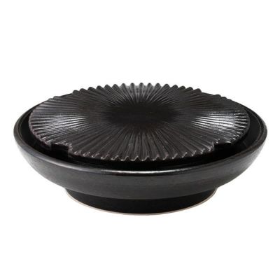 伊賀焼窯元 長谷園 ながたにえん 微煙陶炉／穴あき卓上グリル やきやき