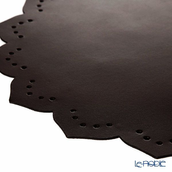 デリア（Deria） プレースマット フラワー PLM60SC4 ブラウン／レザーボード（リサイクルレザー）