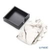 デリア（Deria） コースター スクエア 6枚セット 9×9cm マーブルブラック BRD340.46D 木製ホルダー付